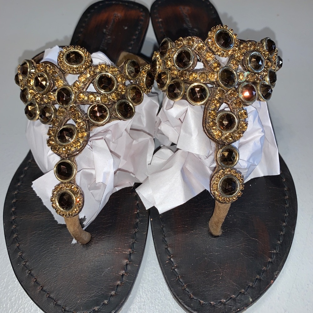 Tommy Bahama Women’s Jeweled Sandals Size 8